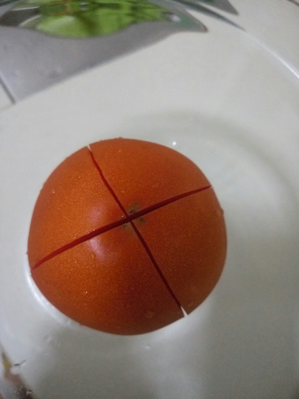 懒人西红柿鸡蛋面的做法 步骤2