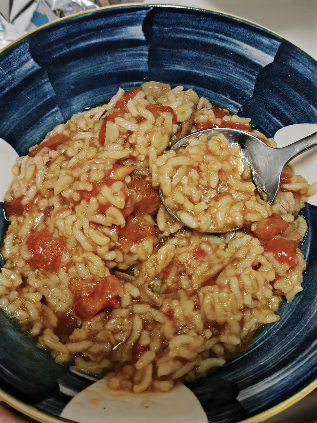 超浓郁番茄肥牛烩饭‼️剩饭这样做～秒空盘