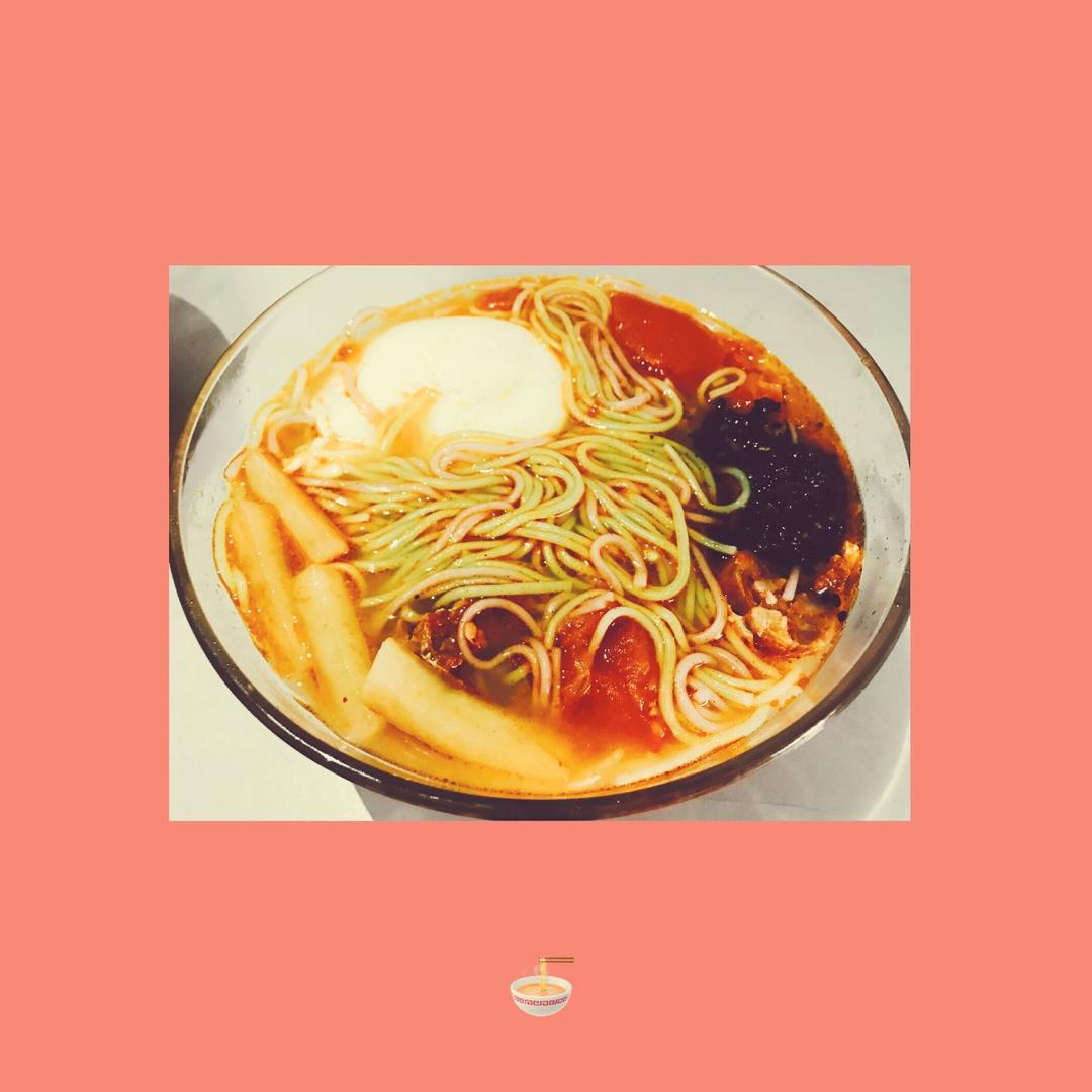 最家常的普通汤面——西红柿鸡蛋龙须面