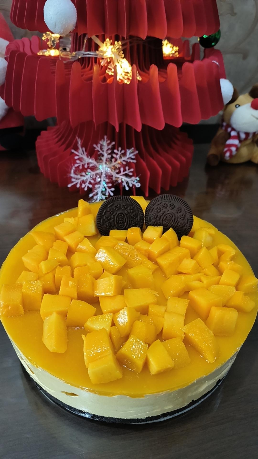 芒果慕斯蛋糕8寸