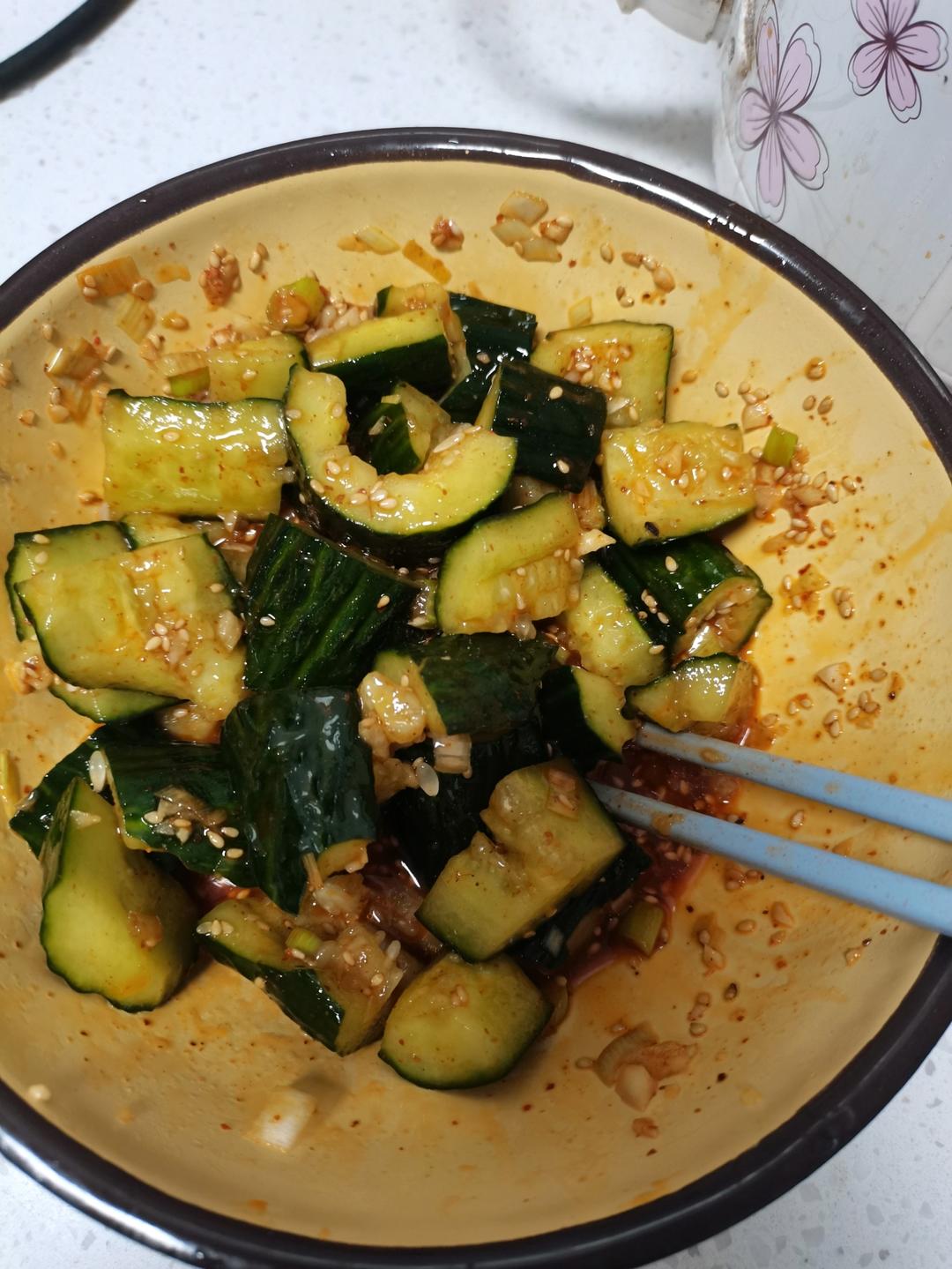 🌈酸酸辣辣巨开胃～超过瘾的凉拌黄瓜