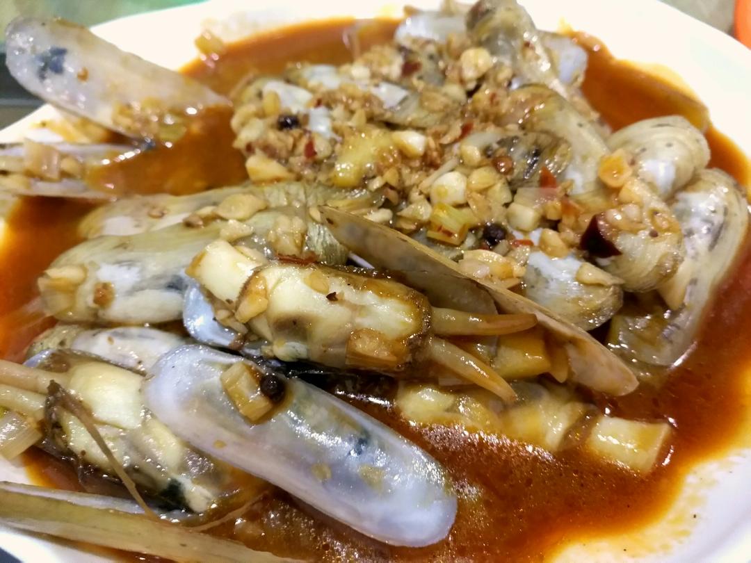 绝味爆炒蛏子（好吃到流泪）