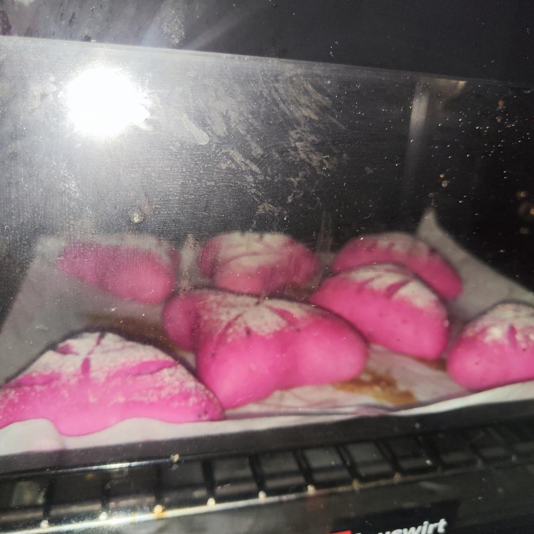 奈雪同款火龙果乳酪软欧包