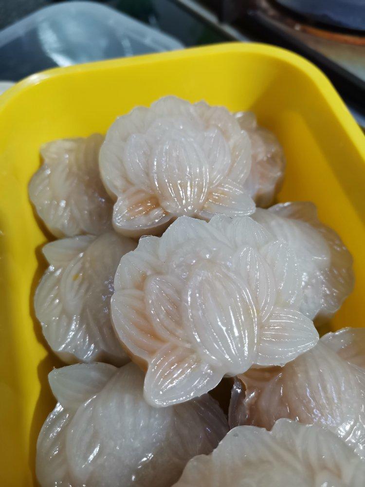 奶黄晶饼 紫薯晶饼