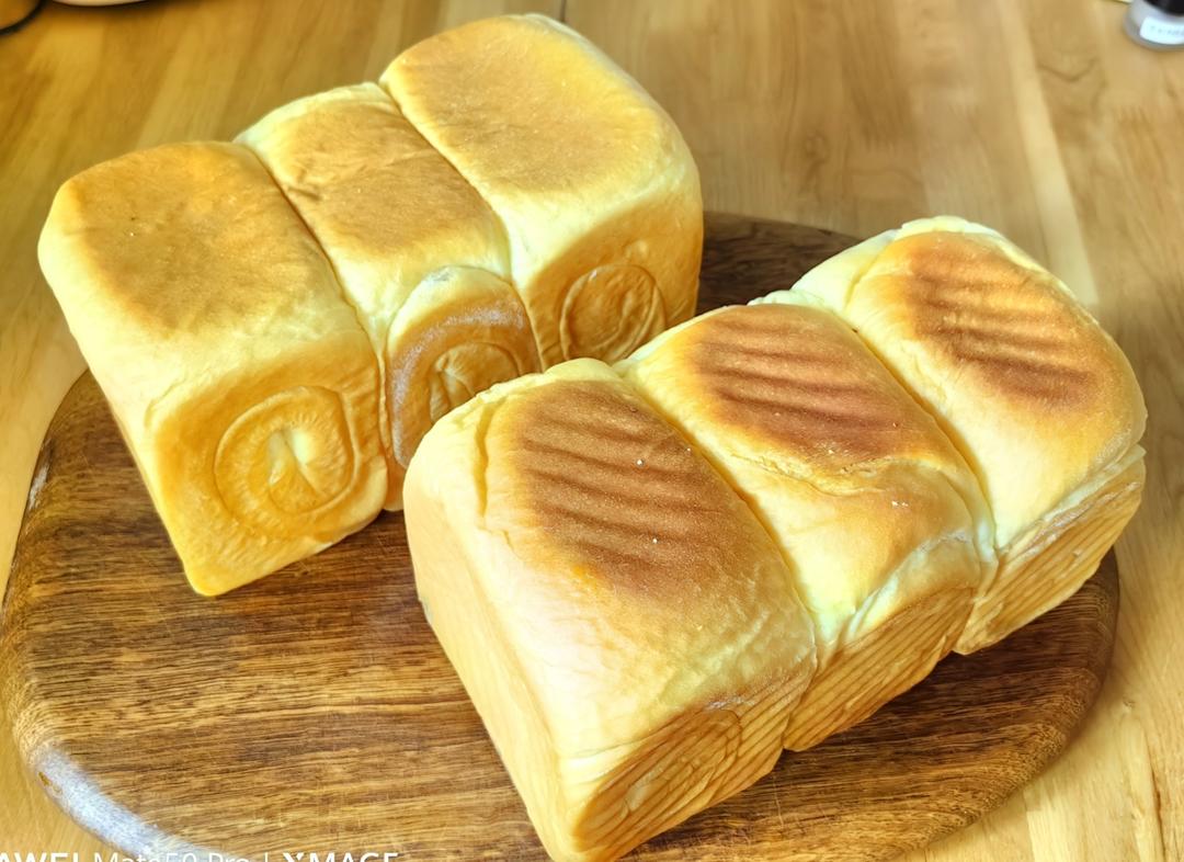 🍞消耗淡奶油吐司｜无黄油｜软绵绵｜奶香浓郁