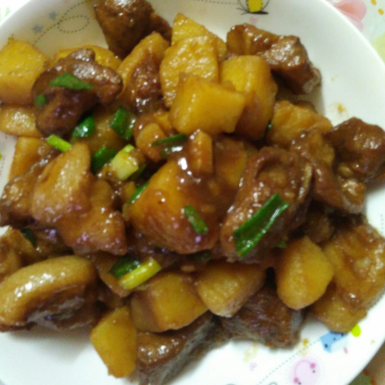 红烧肉炖土豆