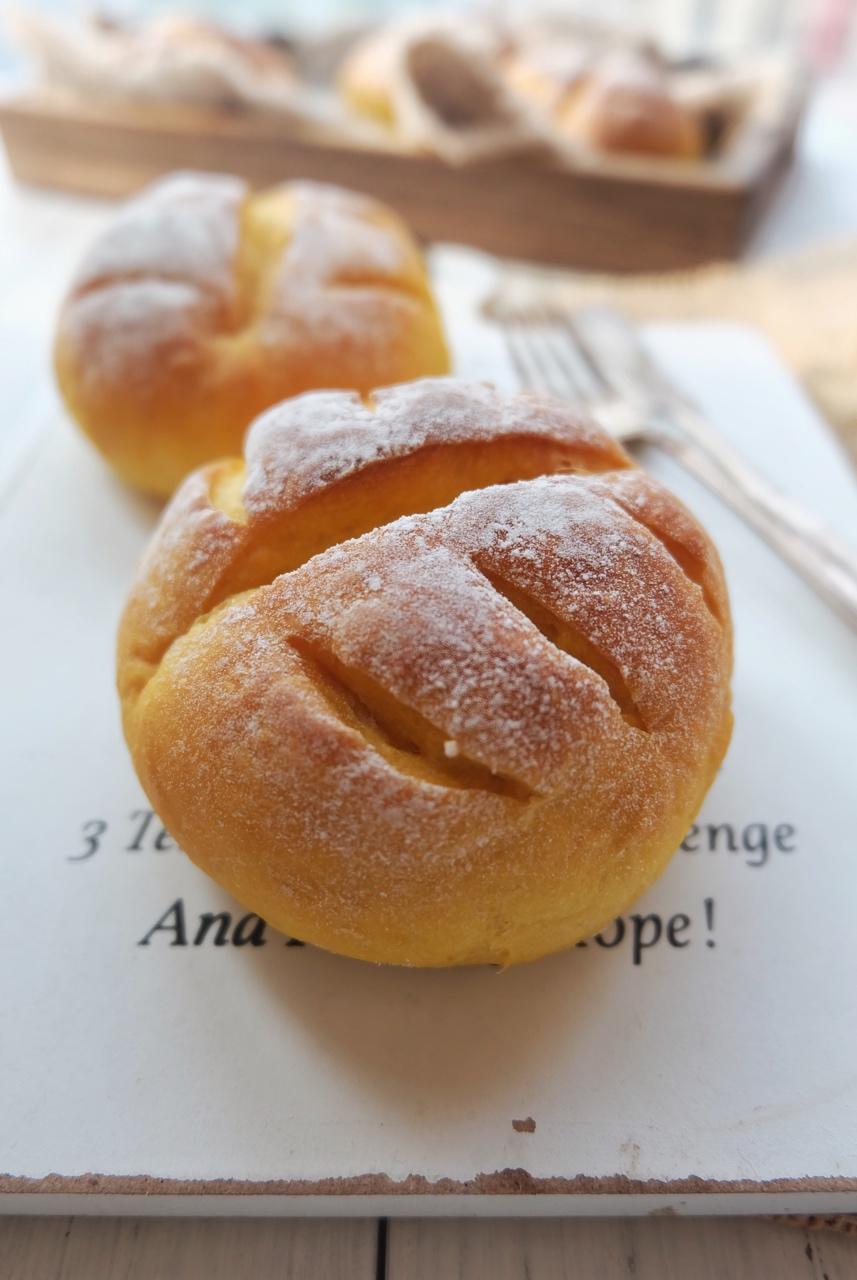 南瓜蔓越莓麻薯包