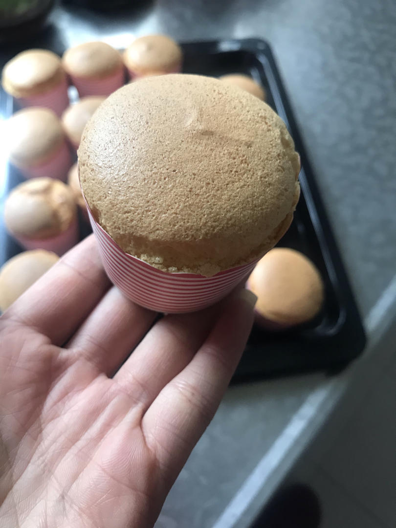 纸杯蛋糕 8寸戚风蛋糕的量
