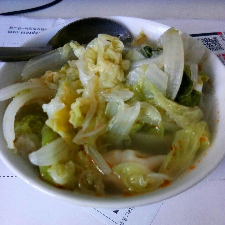 素赛螃蟹----干贝白菜滑蛋