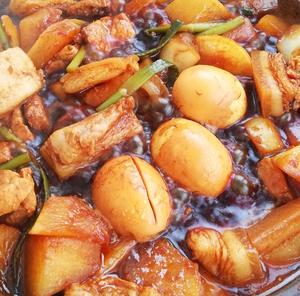 萝卜红烧肉——太太乐鲜鸡汁快手菜的做法 步骤9