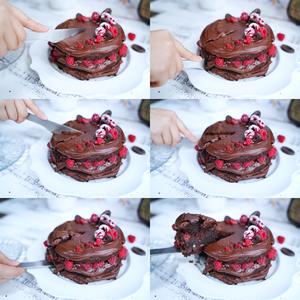 史上最简单黑啤黑巧蛋糕食谱教程的做法 步骤20