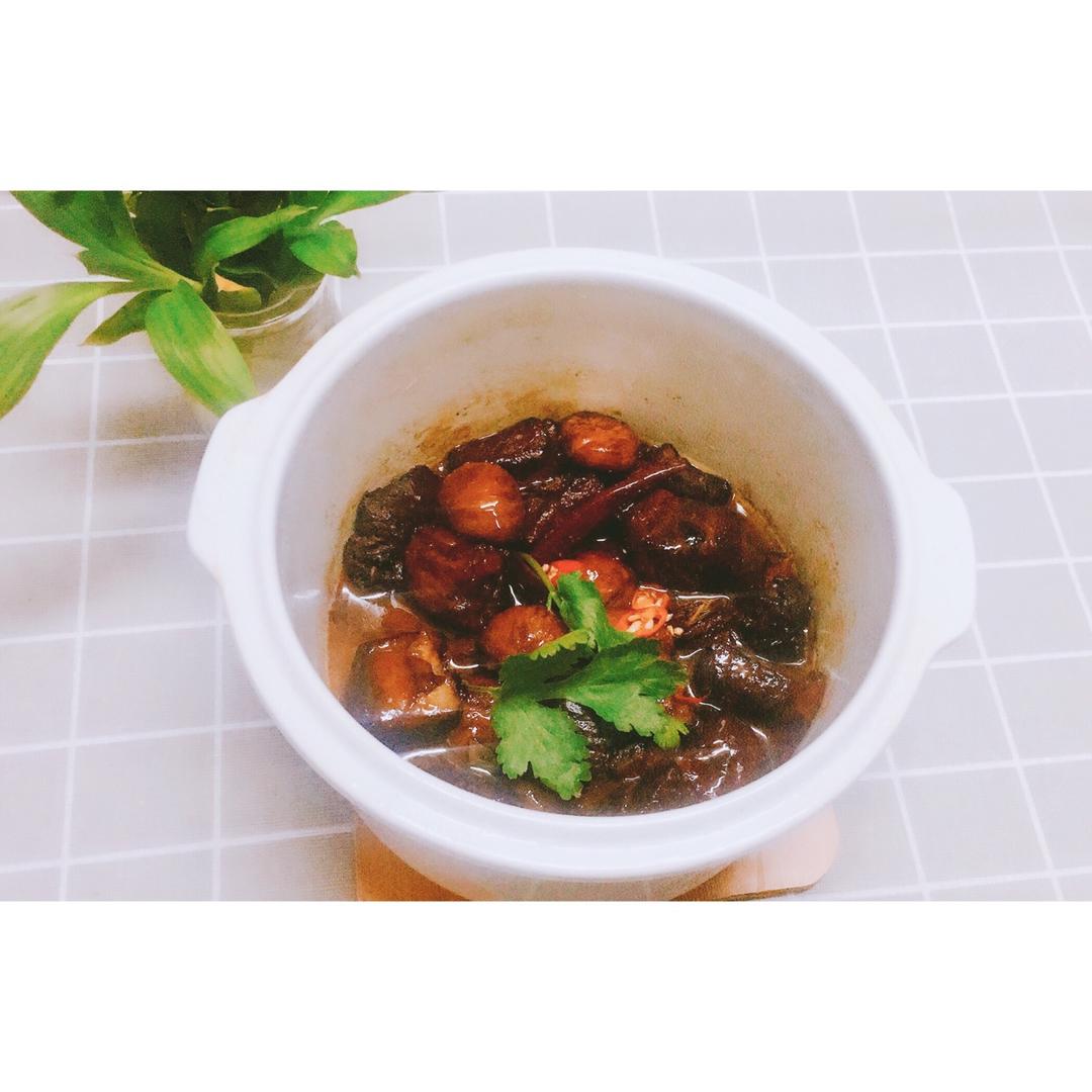 板栗烧排骨