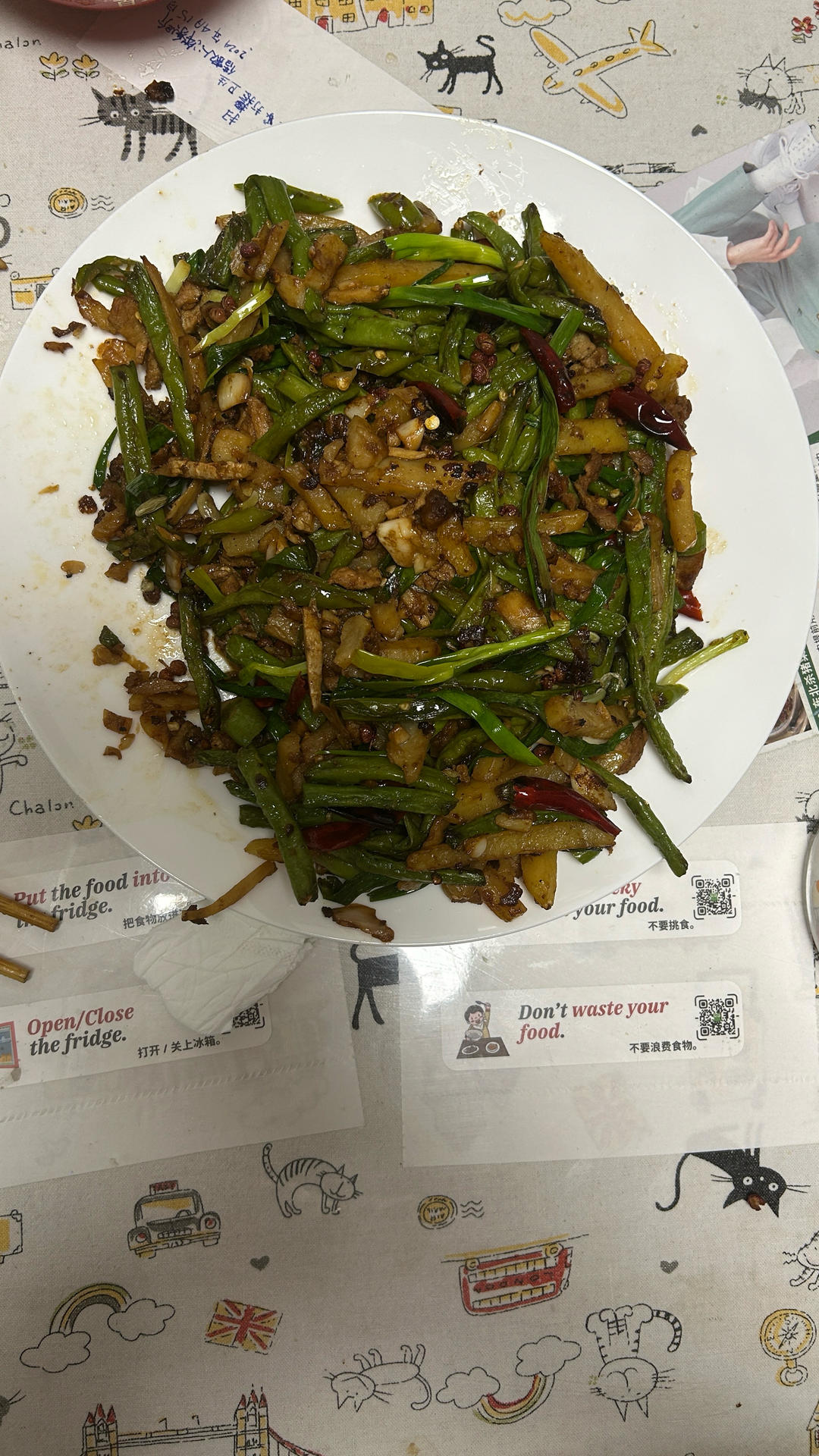 家庭版干煸豆角