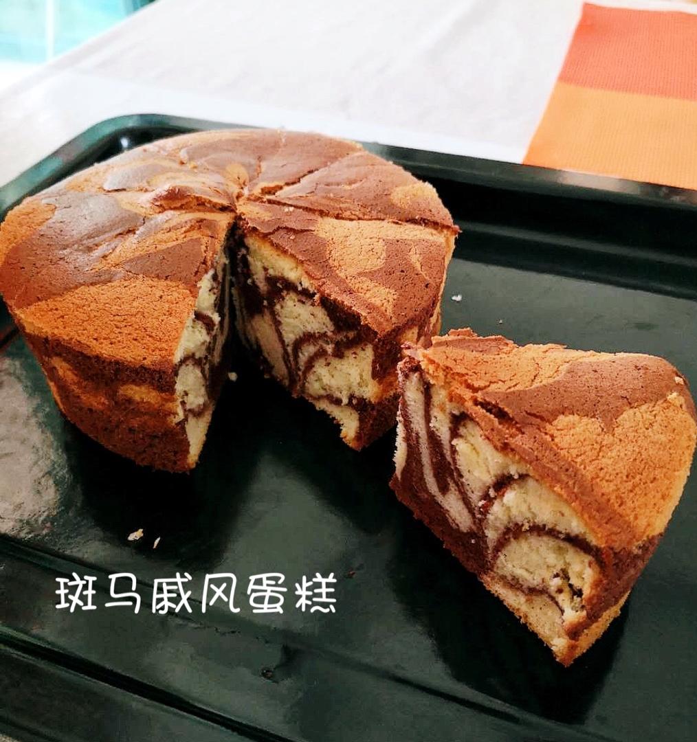 斑马纹戚风蛋糕