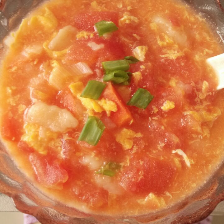 西红柿鸡蛋疙瘩汤