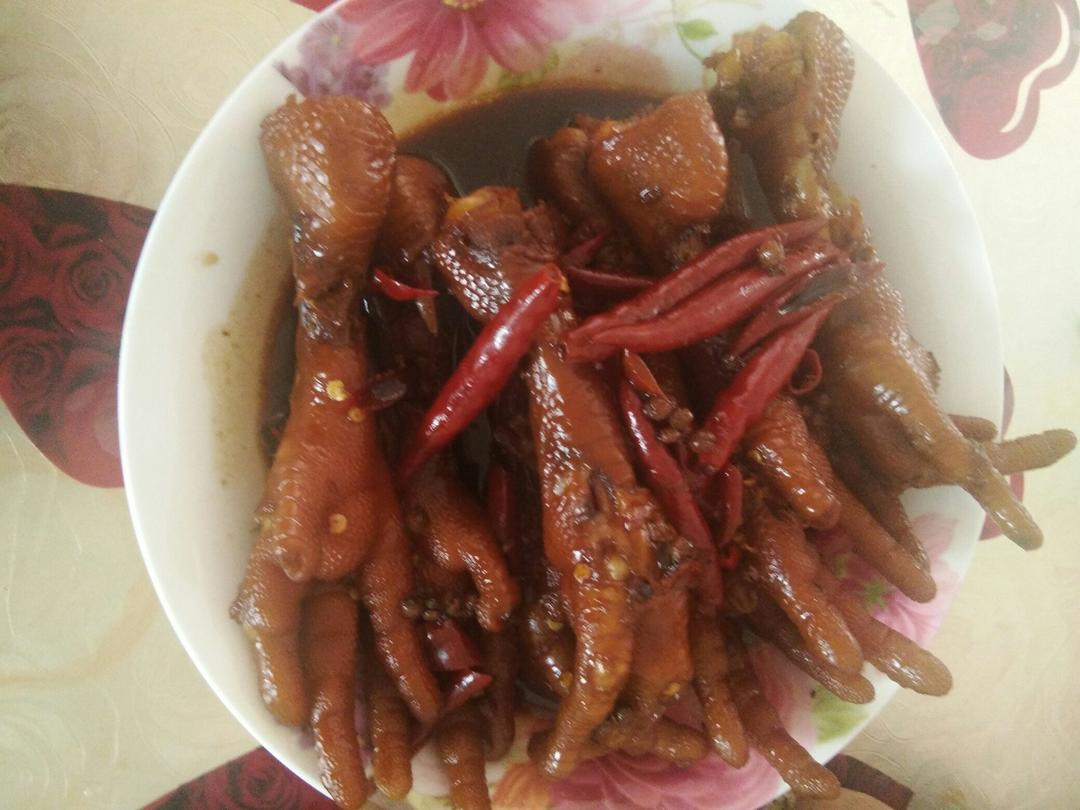 香辣卤鸡爪