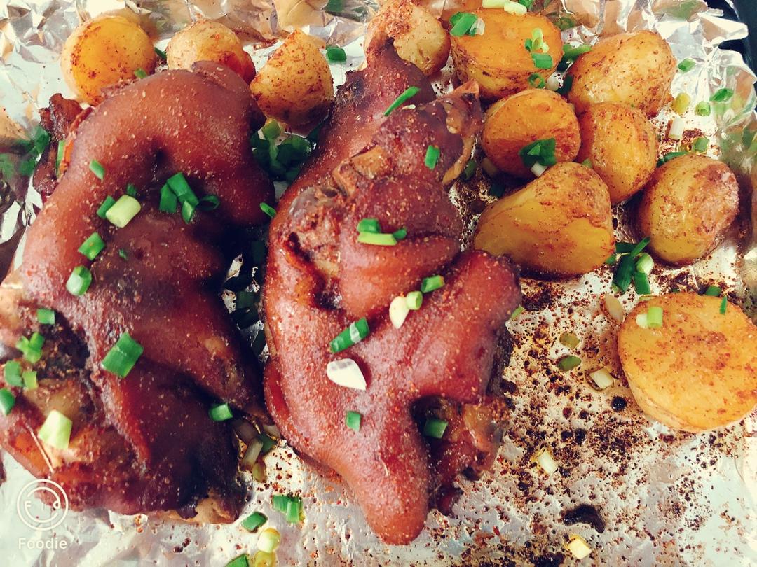 孜然烤猪蹄——北鼎烤箱食谱