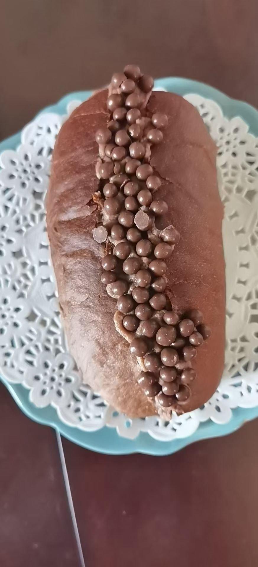 火遍东京的巧克力脆脆珠面包