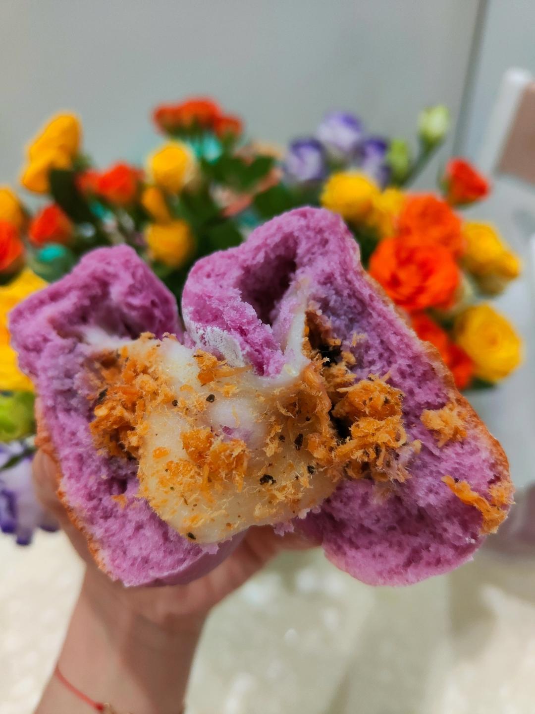 紫（只）薯（属）芋（于）泥（你）の包