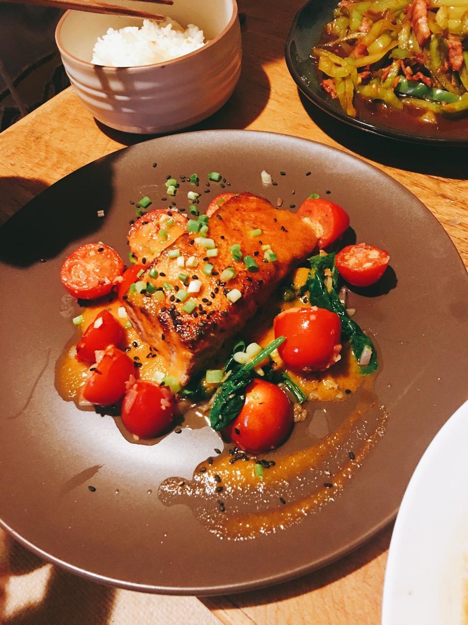 姜汁蜂蜜三文鱼【食材包操作说明】