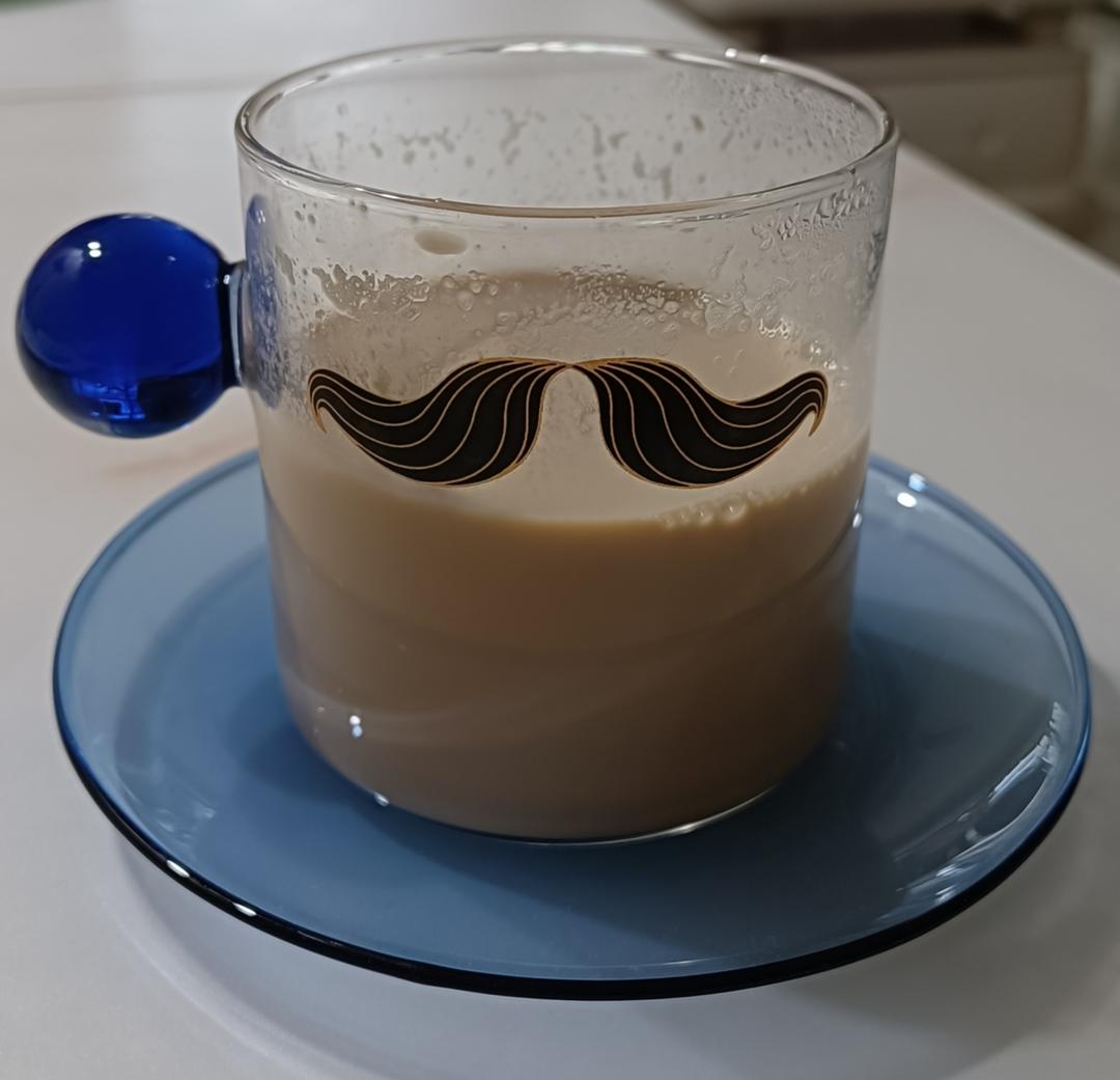 红茶鸳鸯拿铁☕️自制星巴克同款咖啡