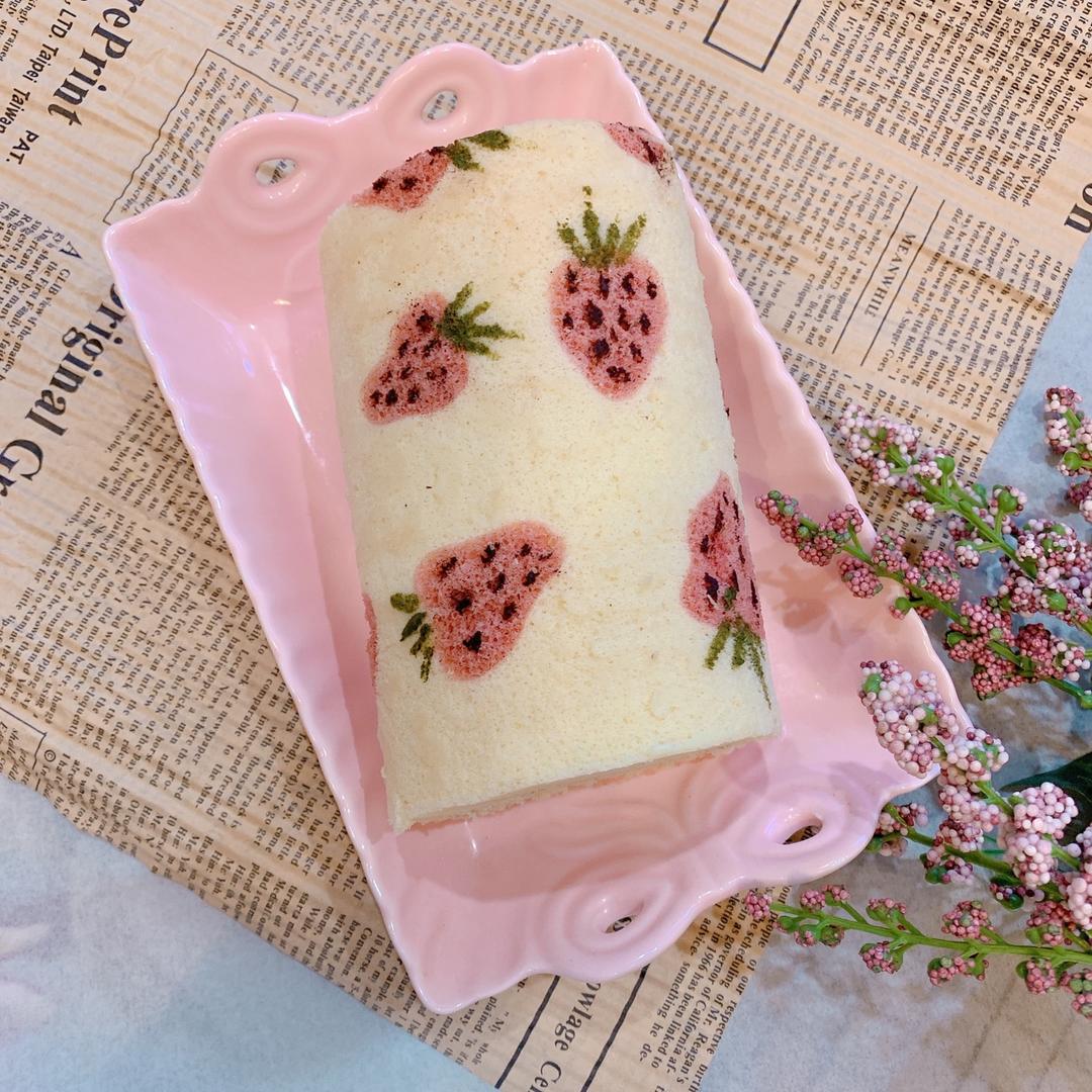 草莓蛋糕卷