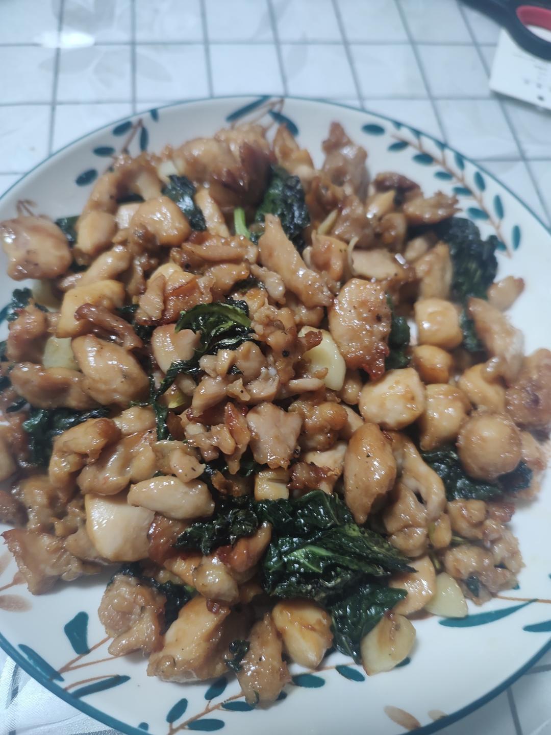紫苏盐煎鸡（可空气炸）