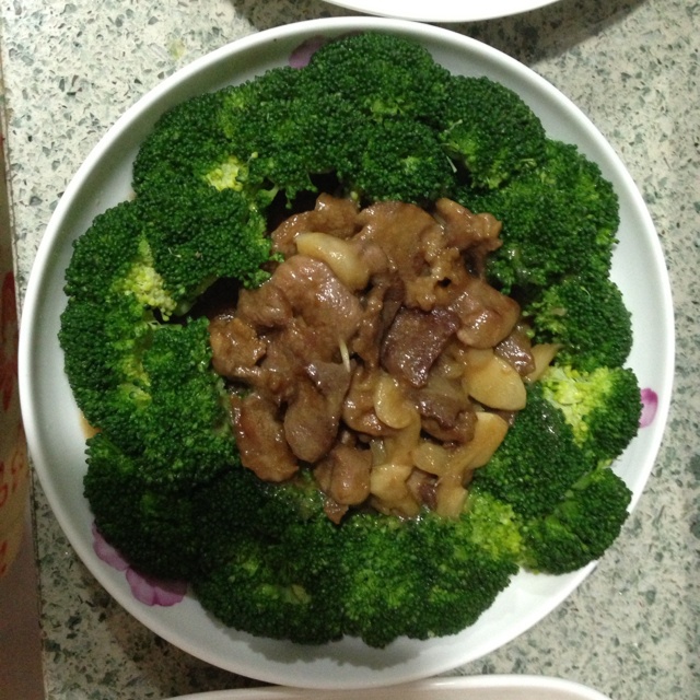 西兰花肉片