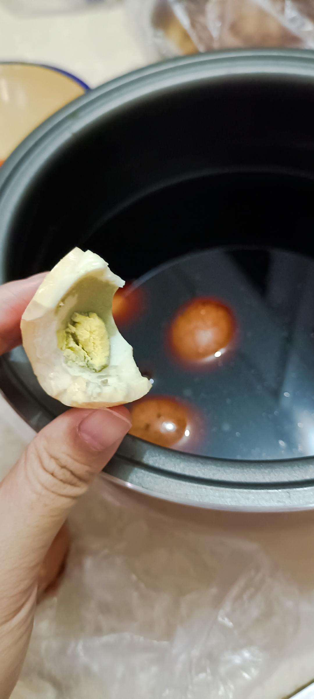 电饭煲煮五香茶叶蛋