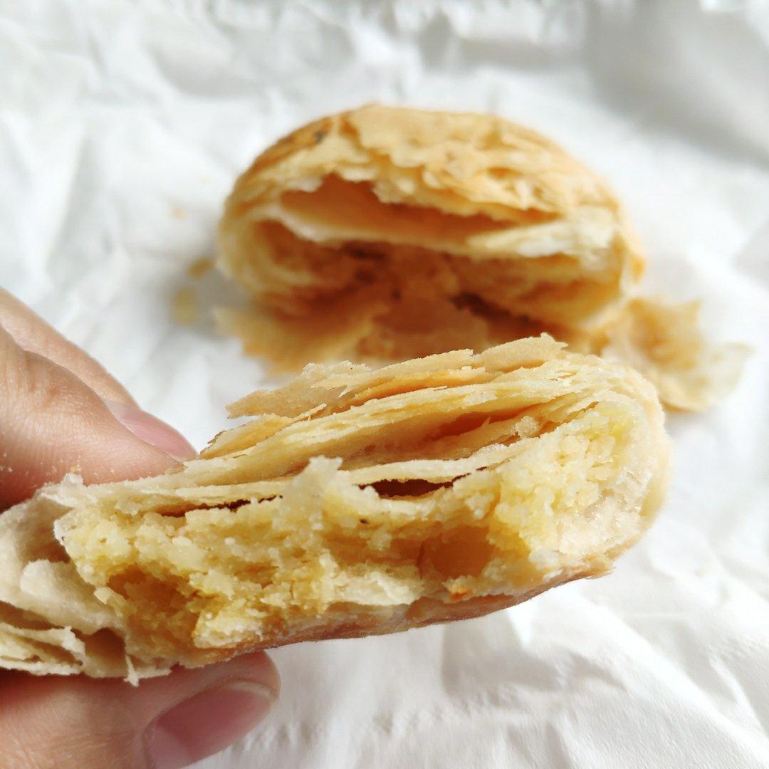 酥皮绿豆饼   酥得掉渣渣
