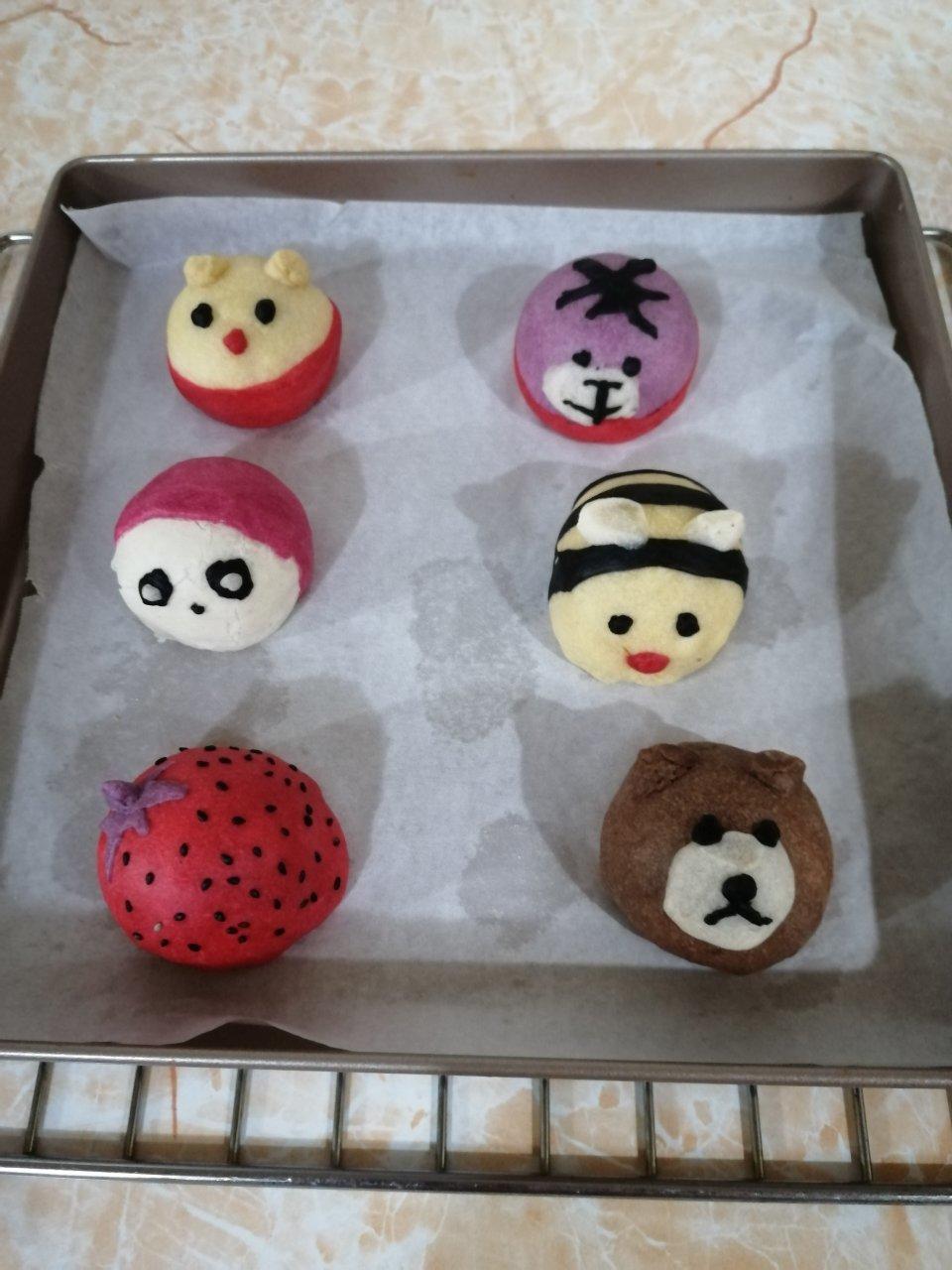 人气冠军卡通蛋黄酥，一次get六款造型~