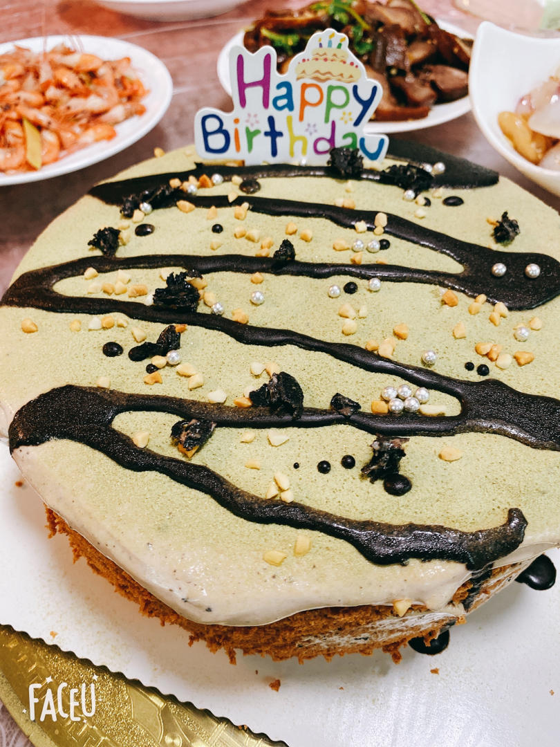 网红爆浆脏脏蛋糕8寸