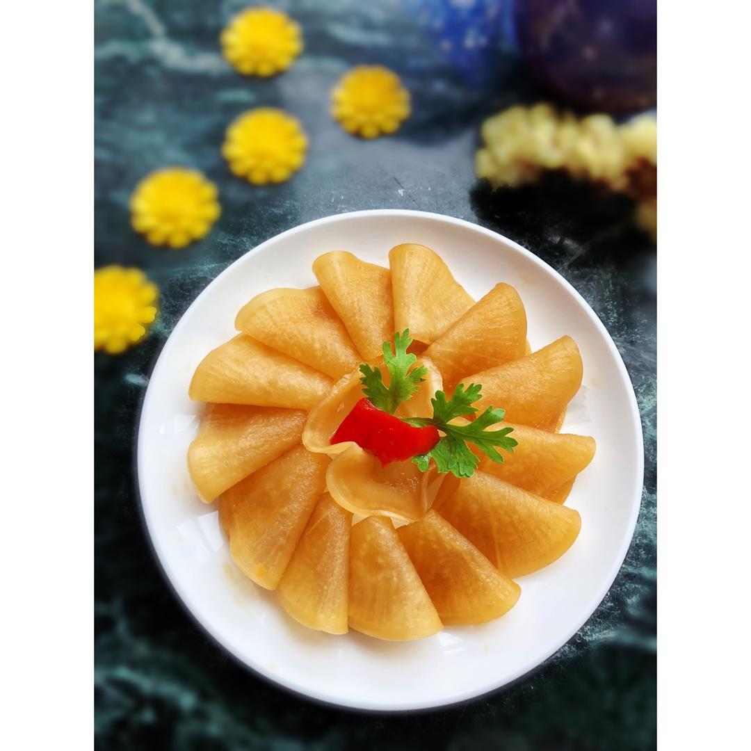 爽口开胃菜：腌萝卜片