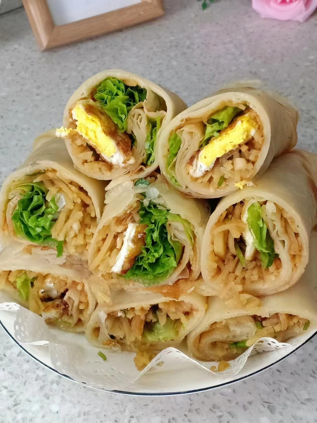 柔软多层 营养丰富卷饼 附酱料配方。