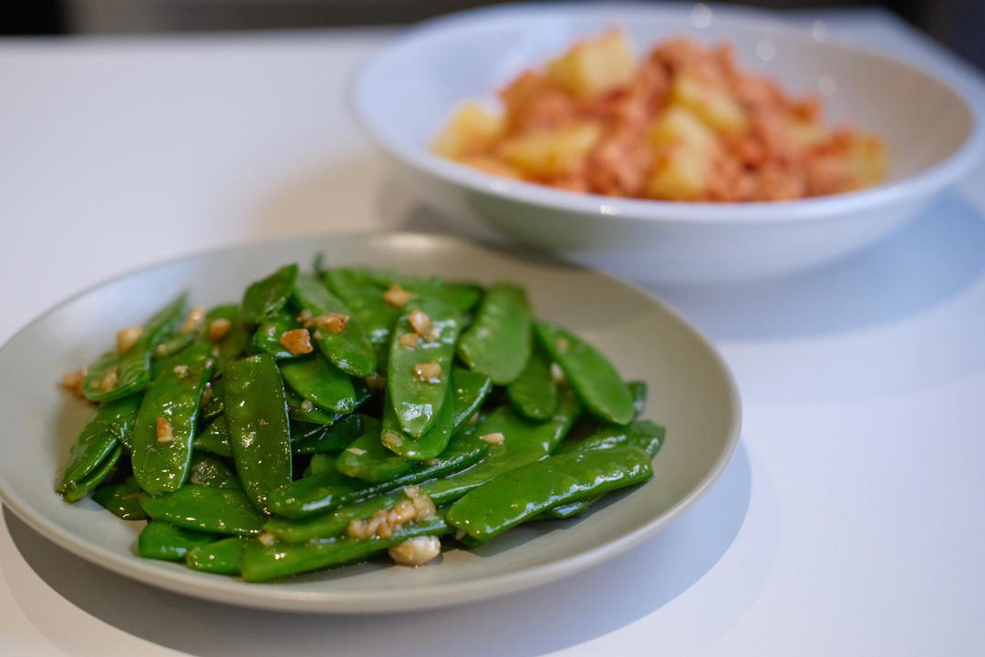 家常小炒四季豆，蔬菜就是要清爽鲜甜