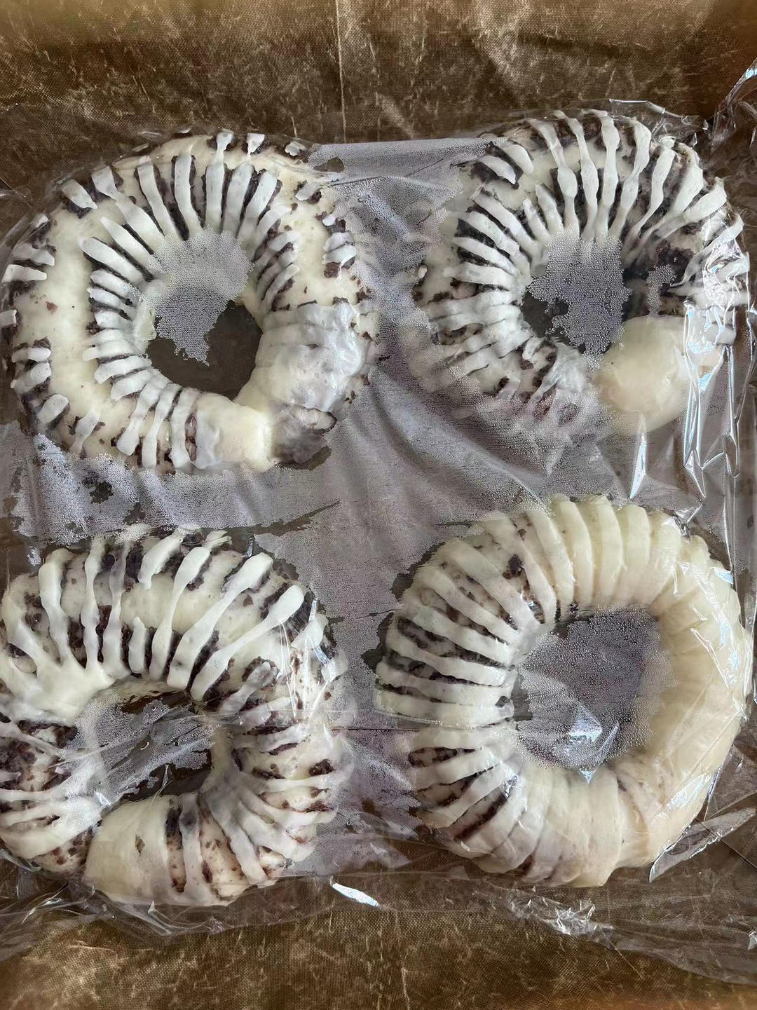 豆沙面包圈（一次发酵）
