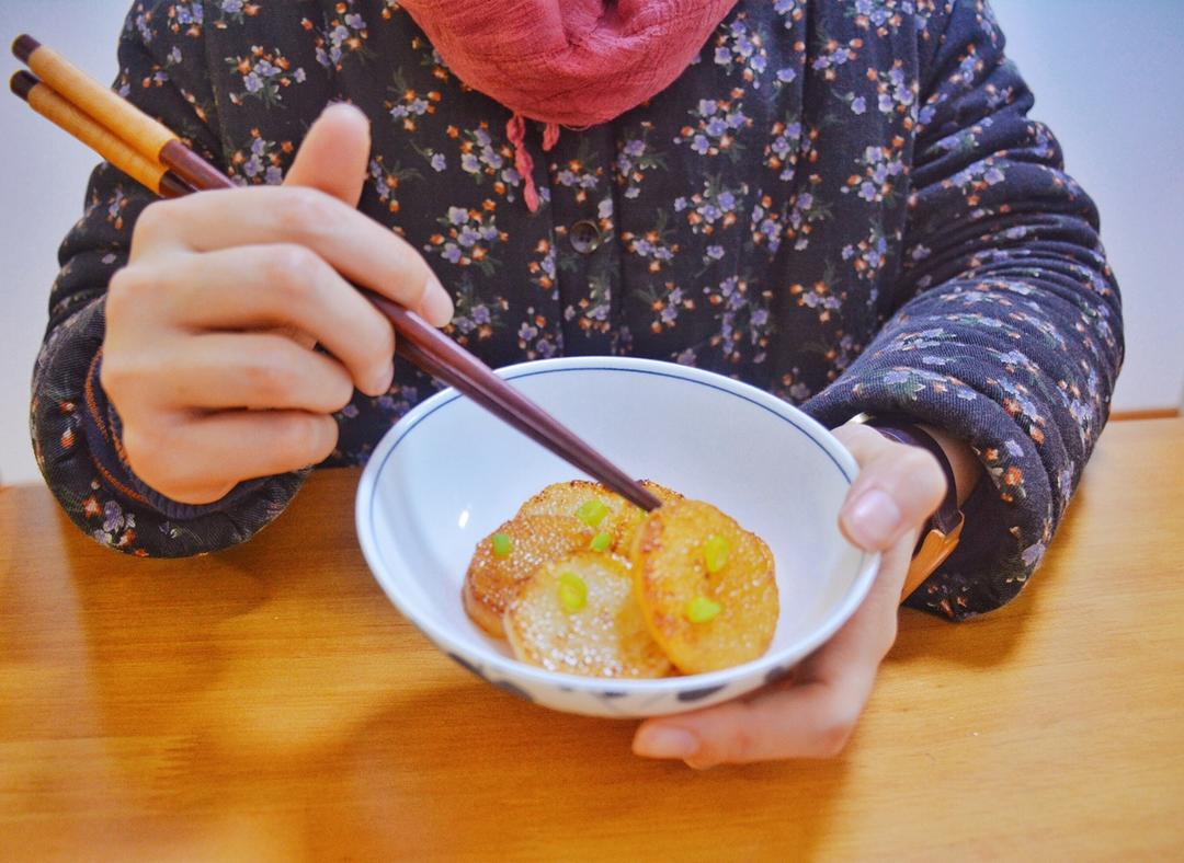 老板，来份煎山药。