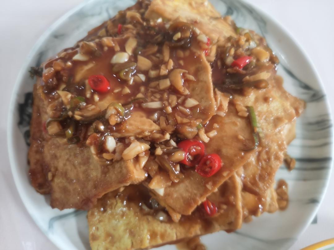 香煎豆腐的做法