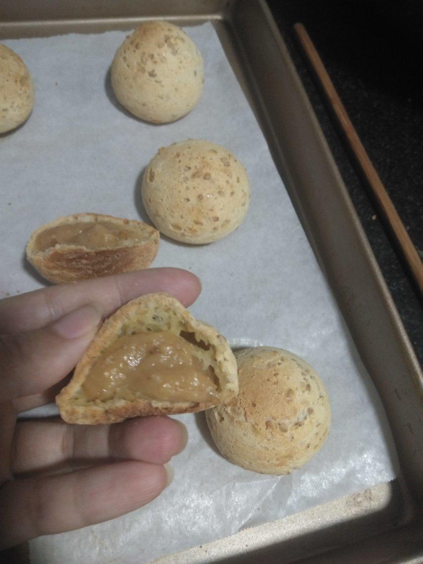 恐龙蛋麻薯包，Q弹爆浆！不用预拌粉版