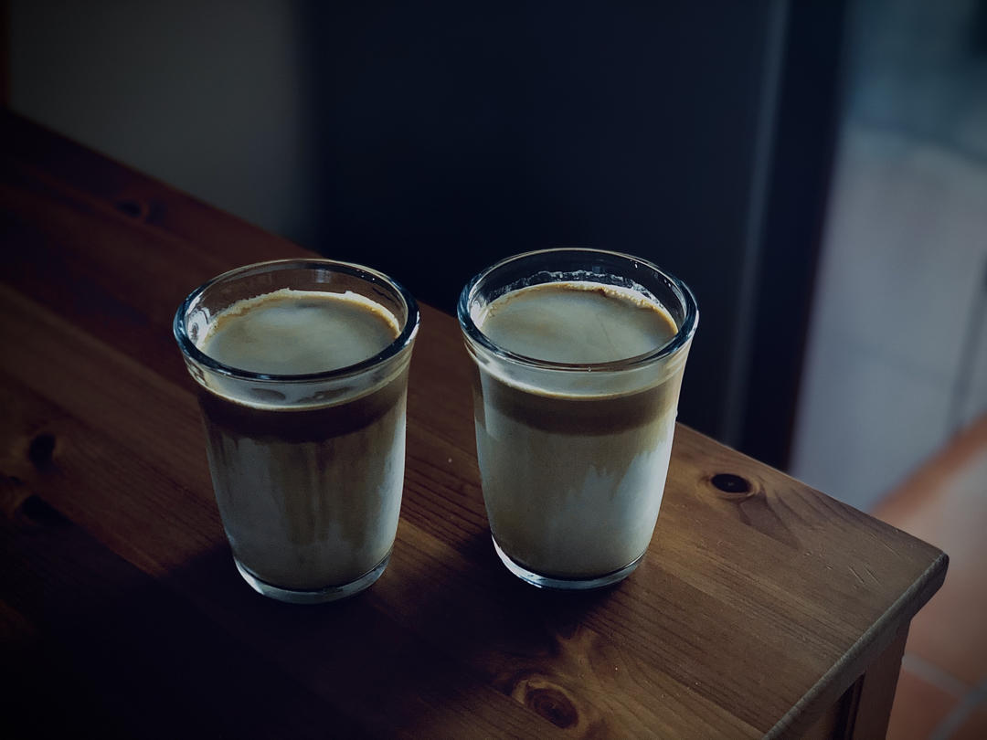 在家也能做出漂亮☕dirty☕脏咖啡👻