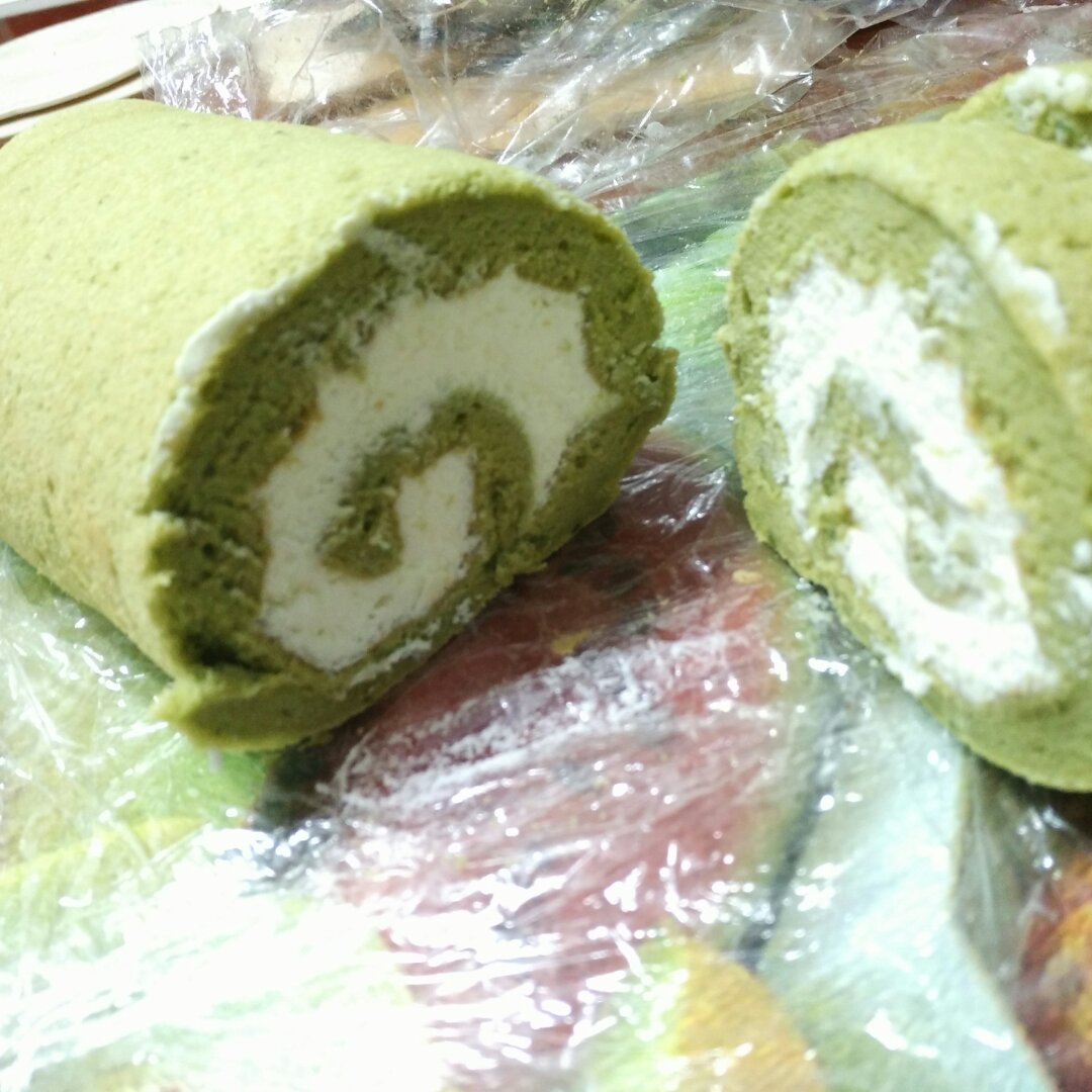 【曼达小馆】居酒屋系列：抹茶蜜豆卷与抹茶鸡尾酒