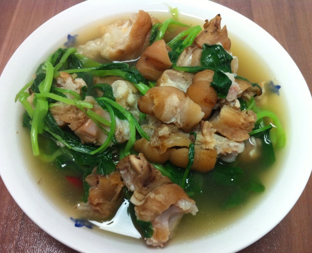 小白菜猪脚汤