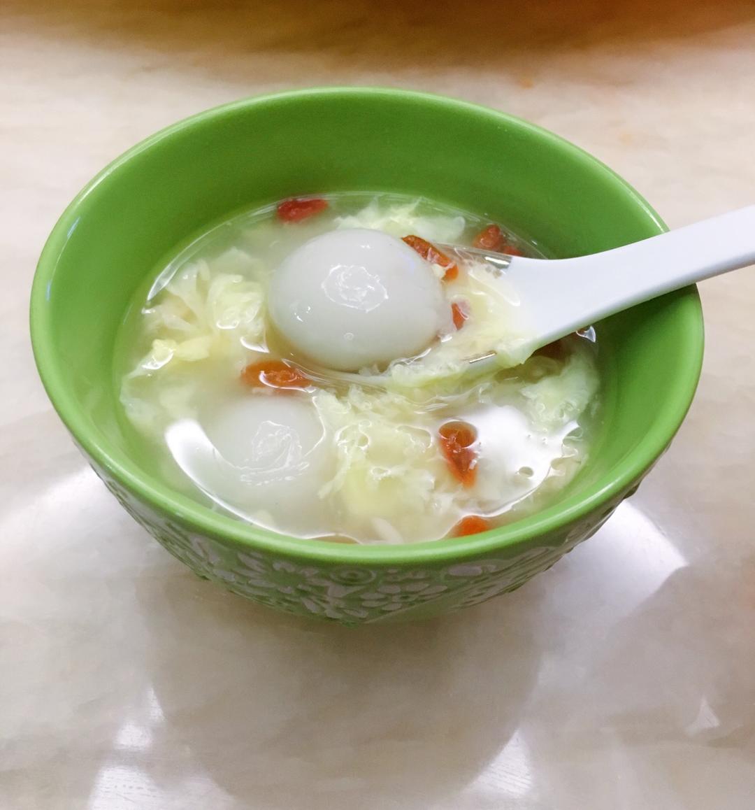 宇宙最大鱼塘主做的醪糟汤圆