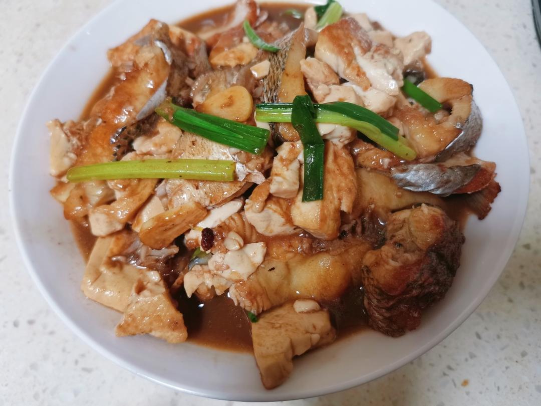 红烧豆腐鱼块