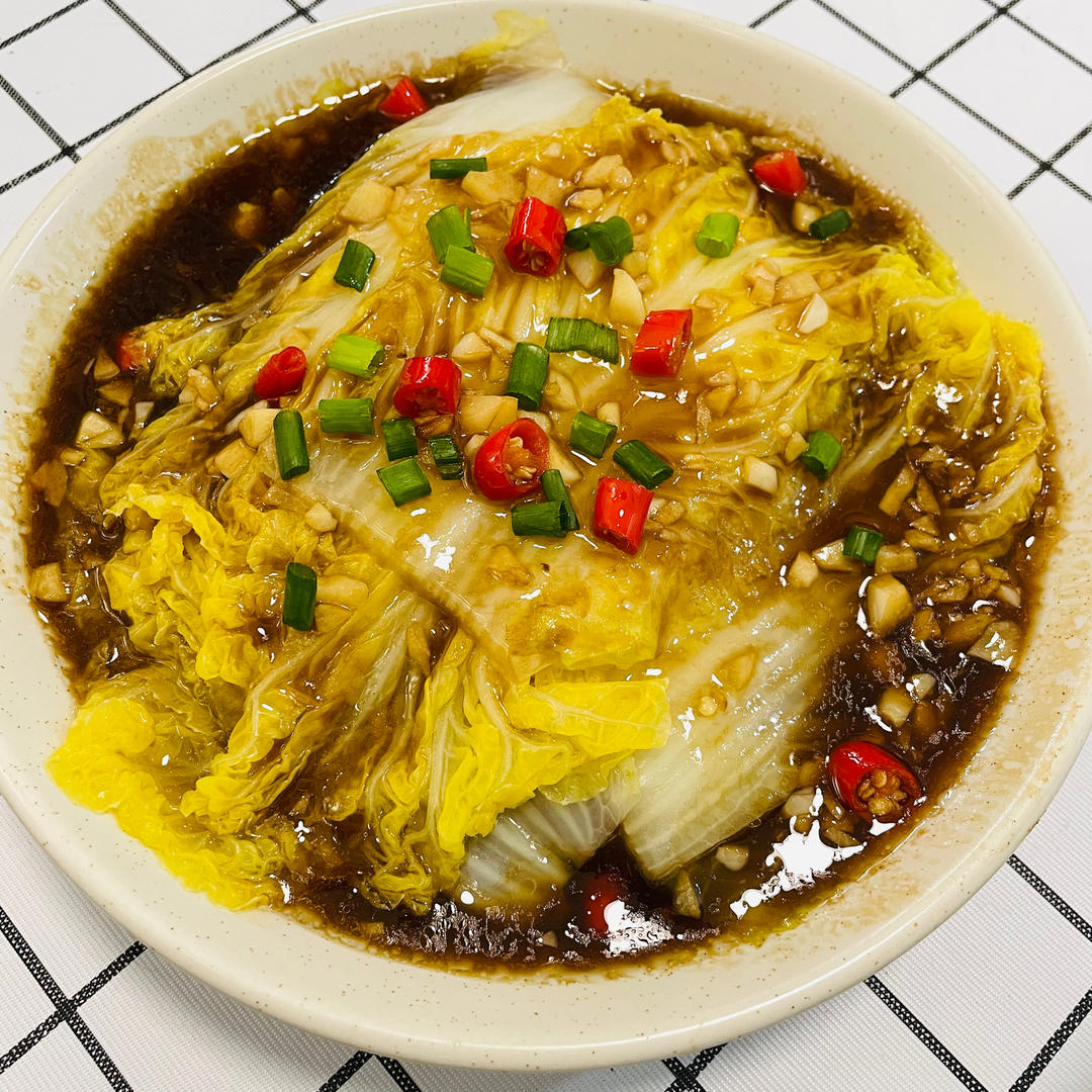 5分钟搞定‼️家常菜蒜香娃娃菜，巨好吃！