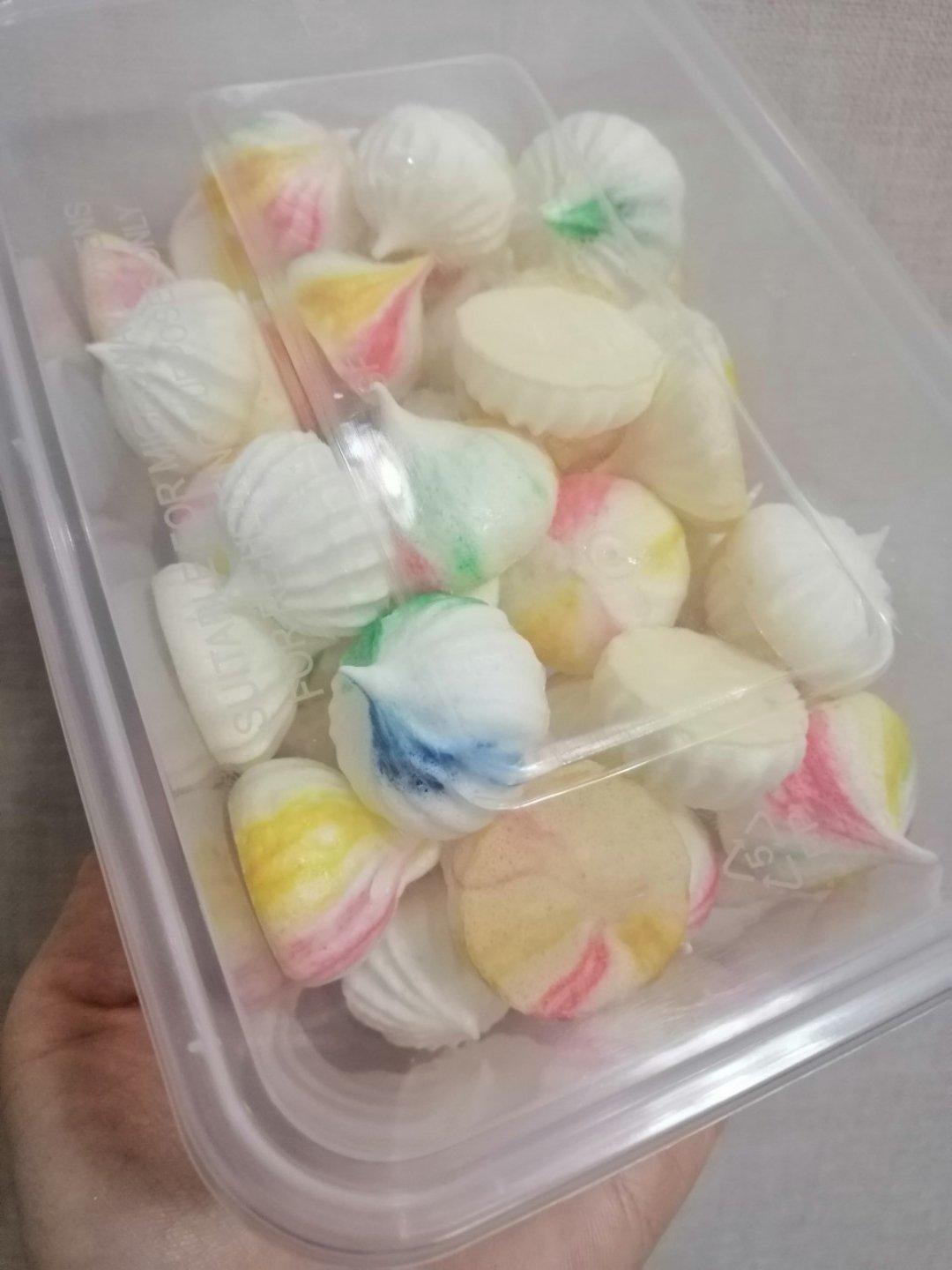 如何做出有棱有角+色调美美的蛋白糖