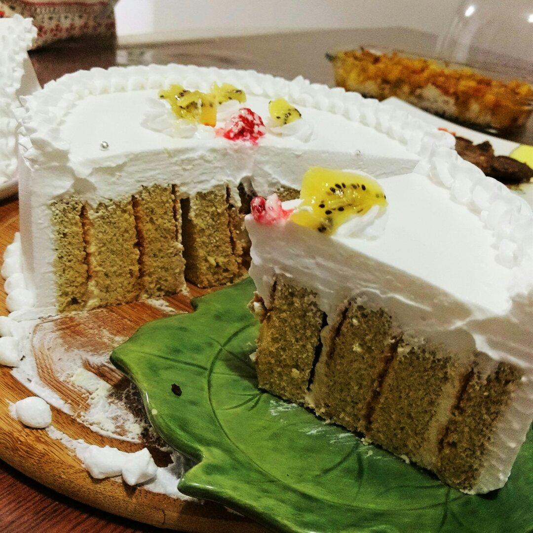 摩卡漩涡树桩造型蛋糕卷