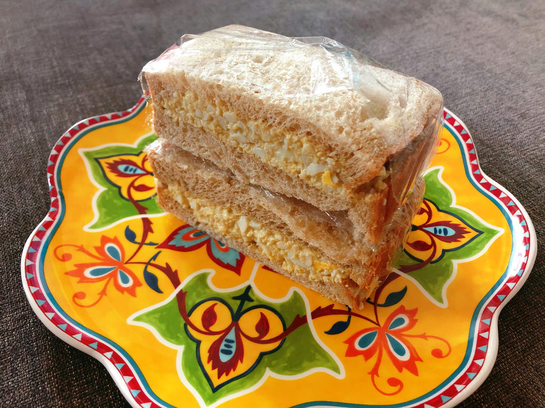 日本711同款鸡蛋三明治，好吃好吃