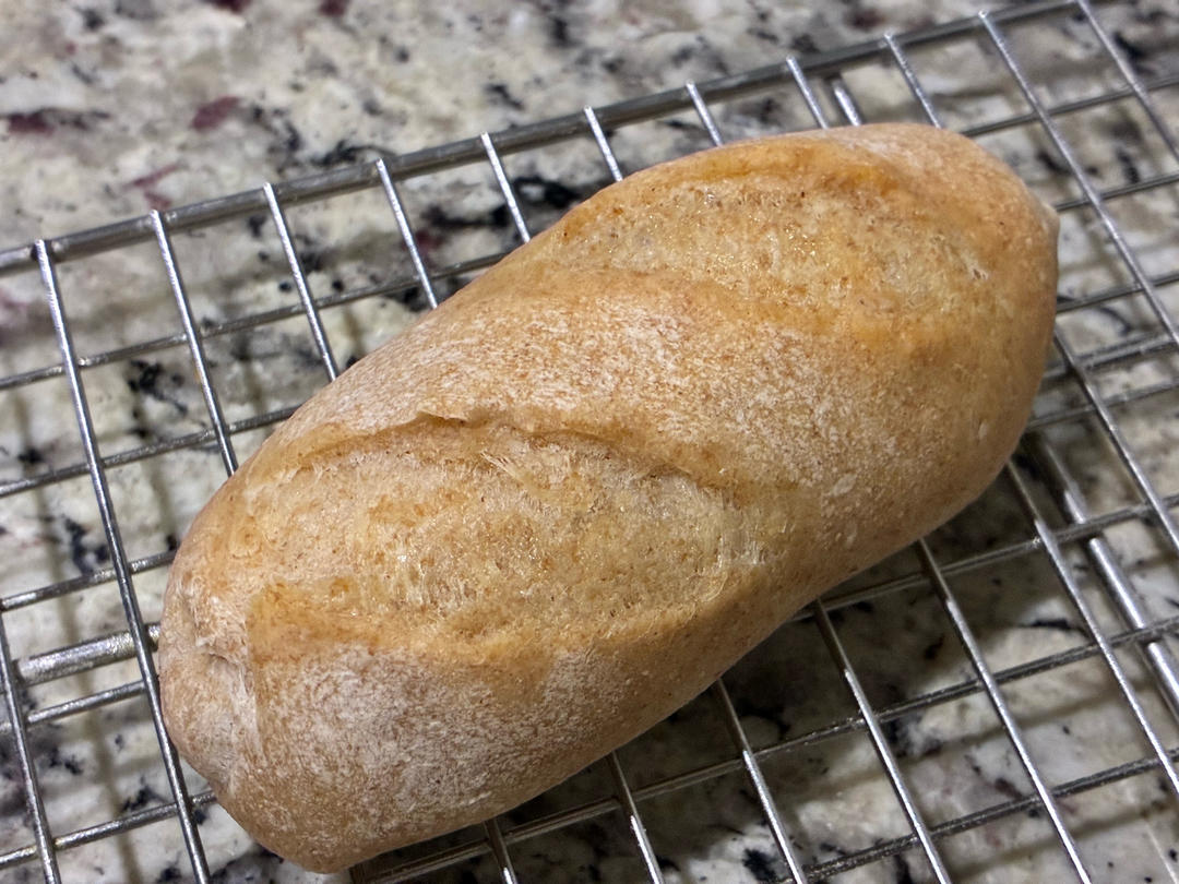 全麦黄油小软法 | 隔夜冷藏发酵法