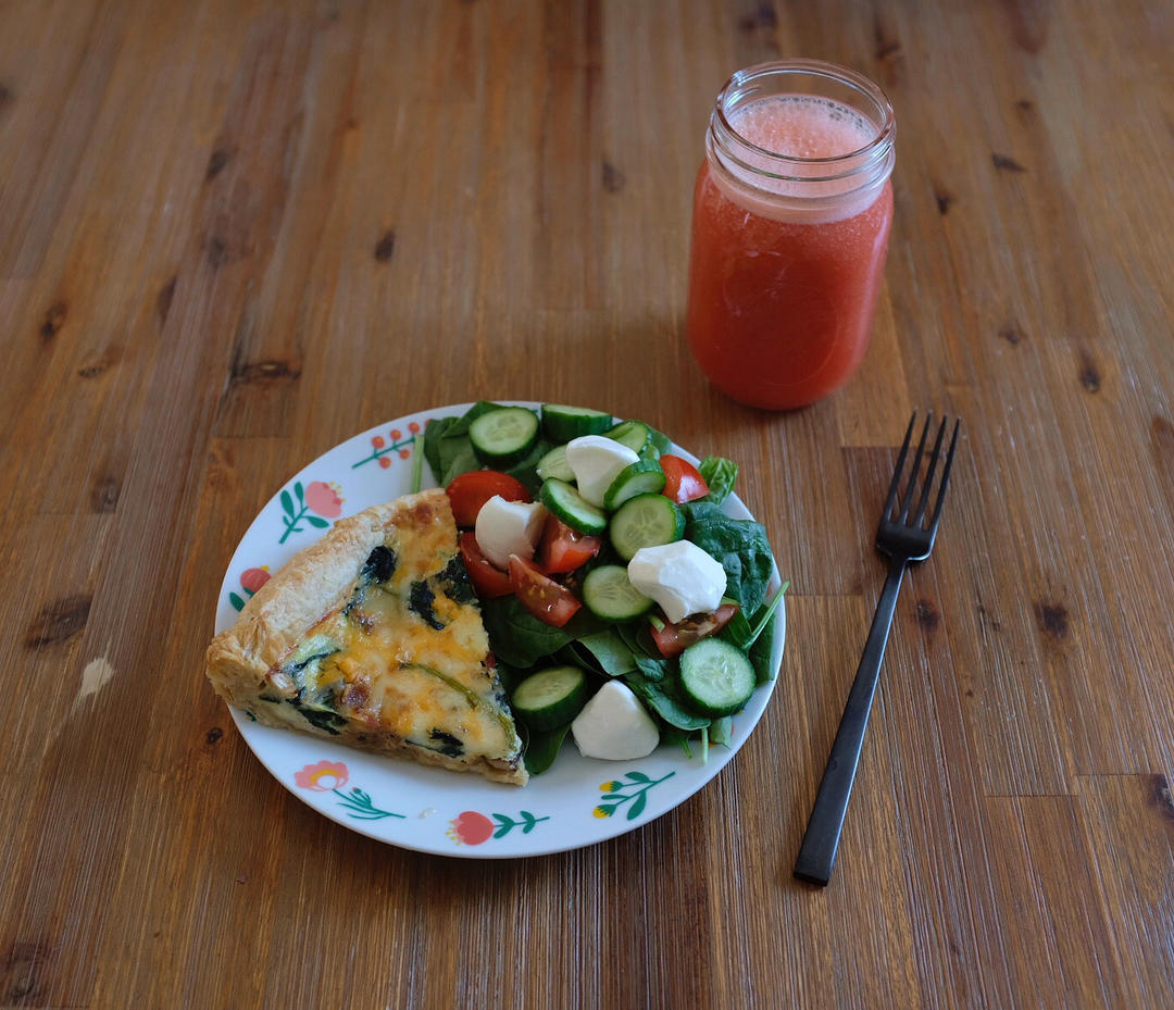 法式菠菜奶酪咸派 quiche aux épinards